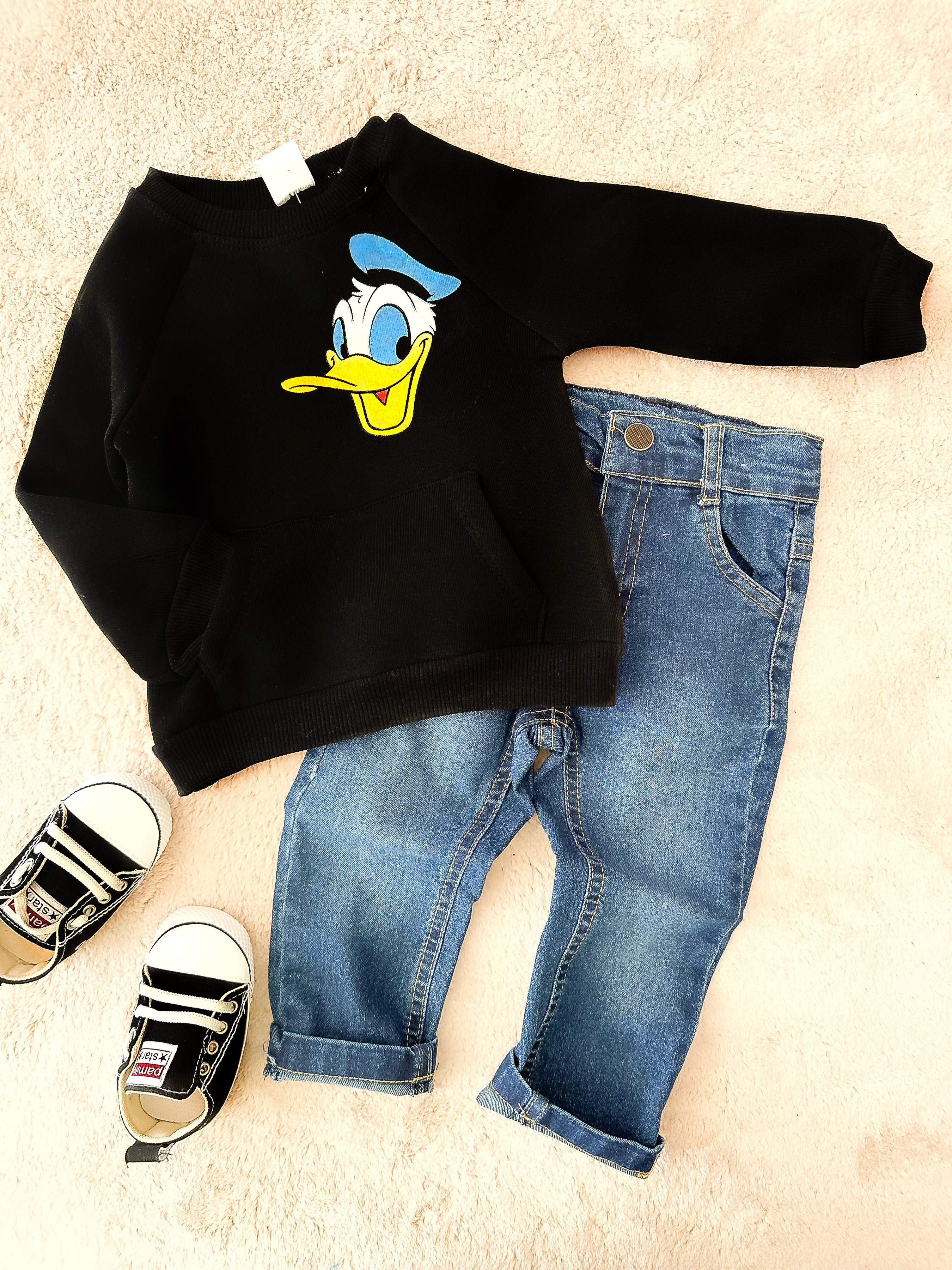 ÇOCUK TAKIM KOT PANTALONLU 1-4 YAŞ ARASI