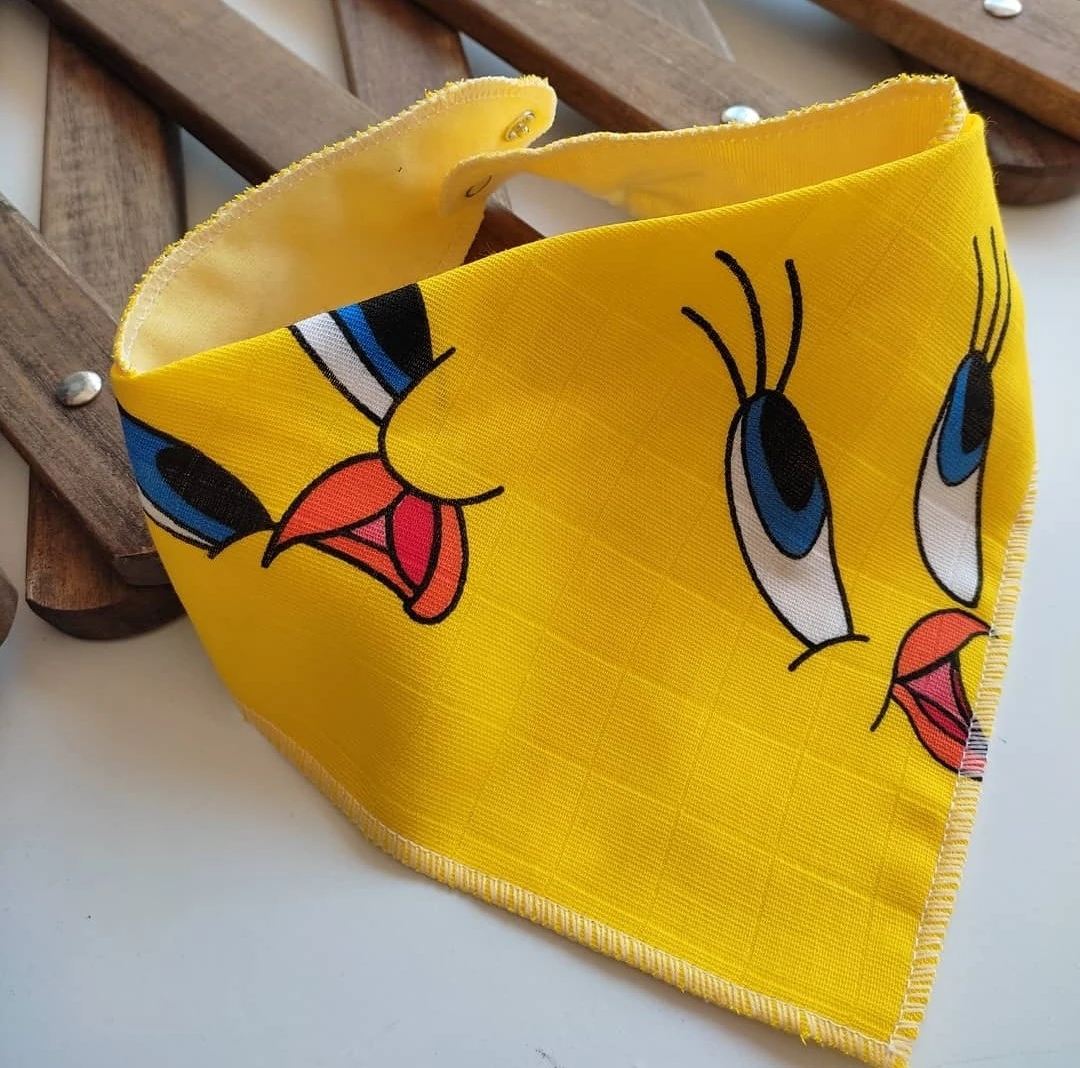 bebek fular tweety desenli