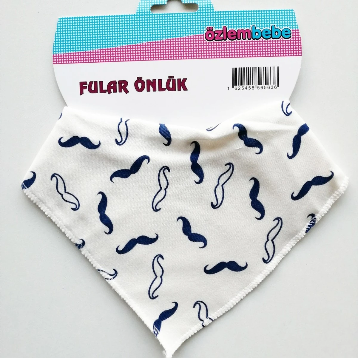 bıyık desenli fular