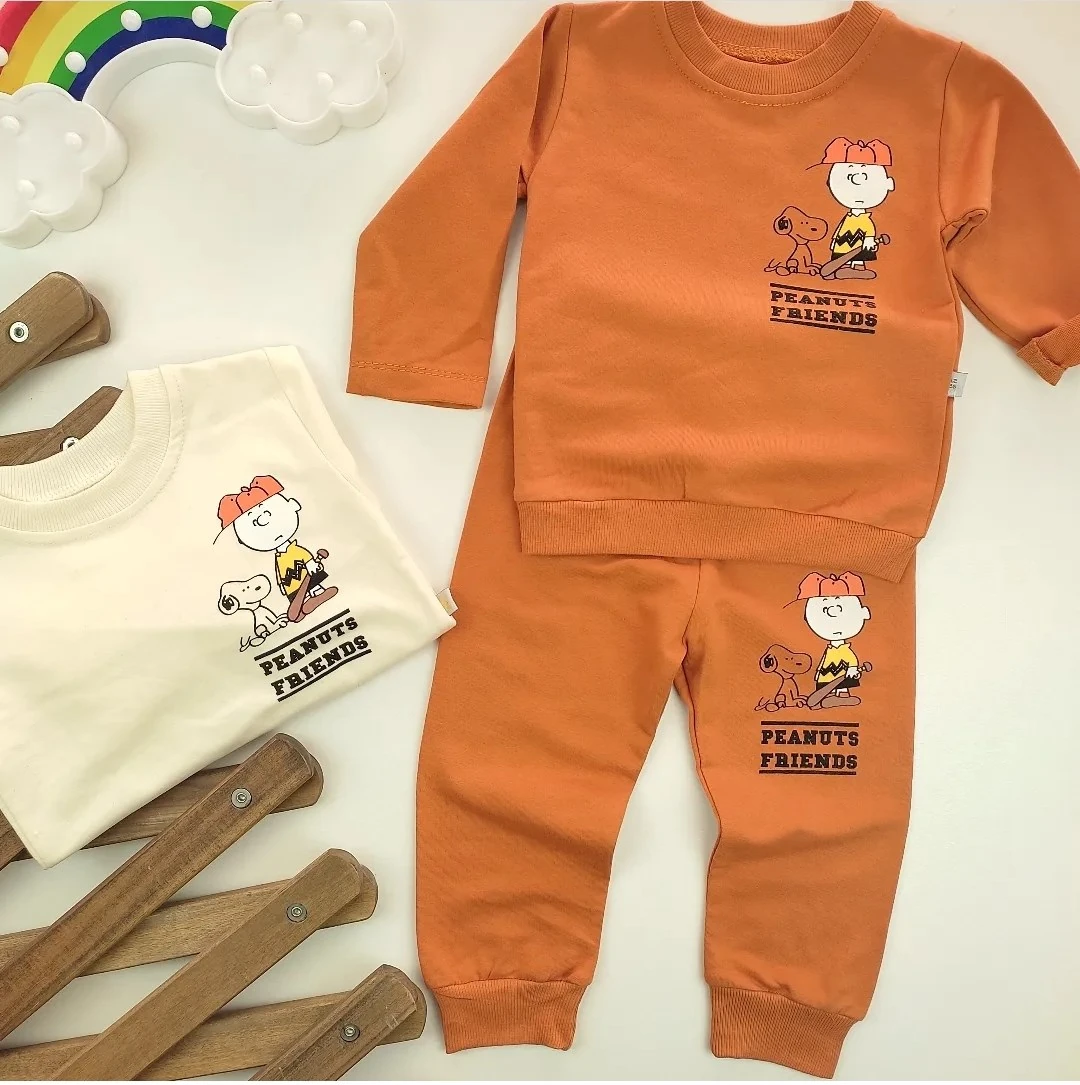 çocuk takım 2-5 yaş snoopy ve arkadaşı tarçın
