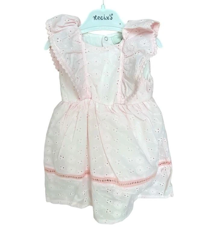 bebek fistolu astarlı yazlık elbise