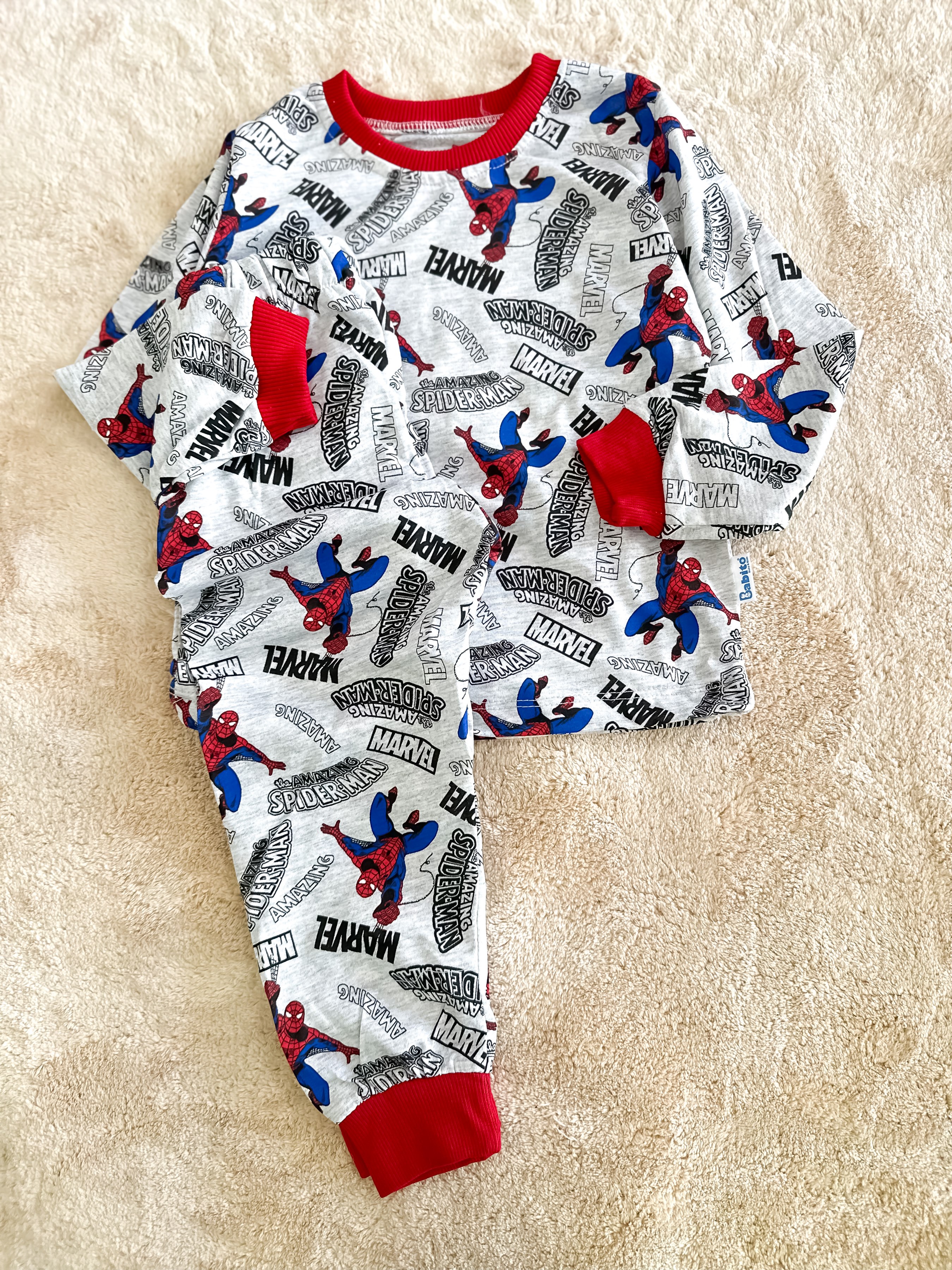 Spiderman Pijama Takımı 1-4 Yaş Arası