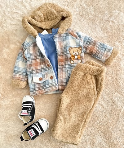 AYI NAKIŞLI ODUNCU DESEN MONTLU 6-24 AY ARASI