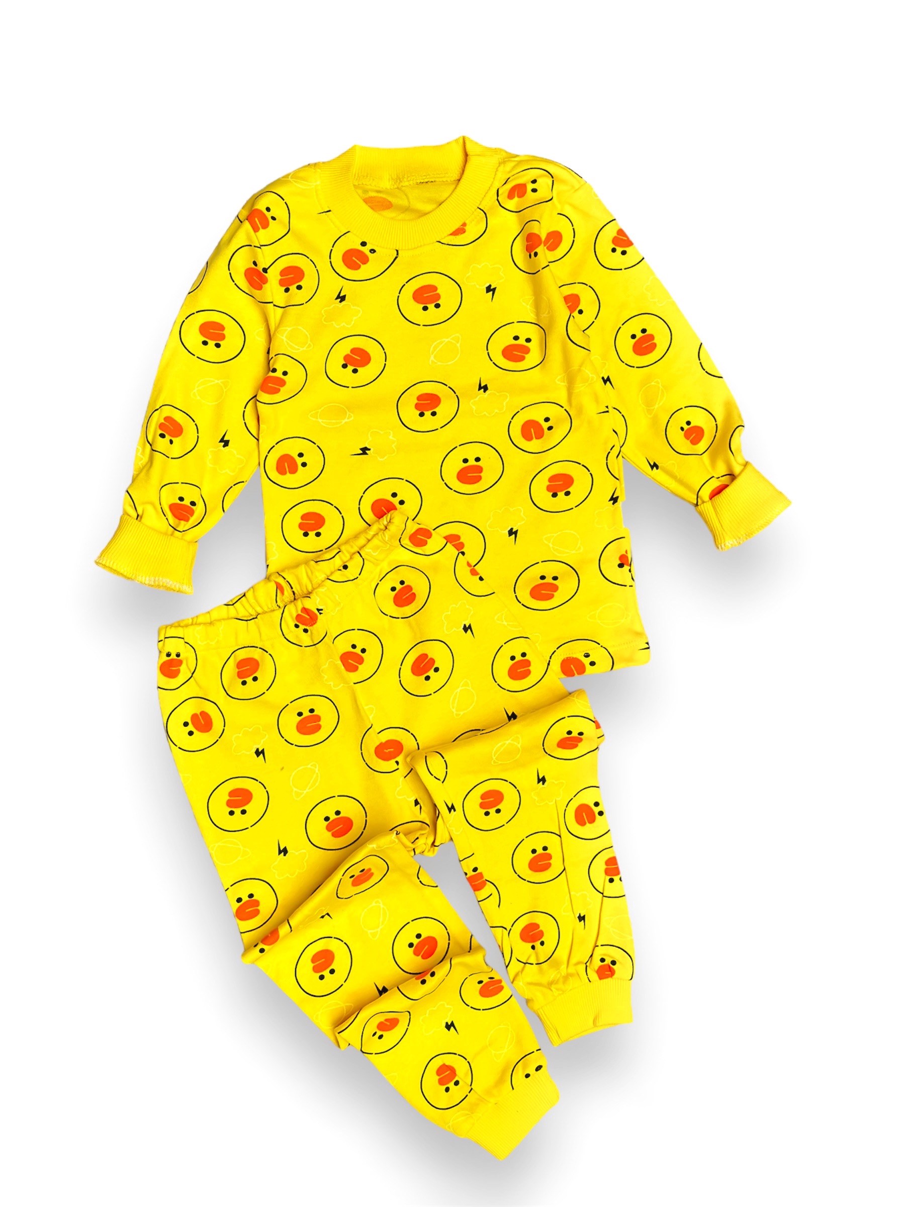 Çocuk Takım Ördekli Pijama 4-6 Yaş Arası 