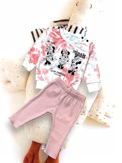 KIZ BEBEK MİNNİE MOUSE TAKIM 6-18 AY ARASI 