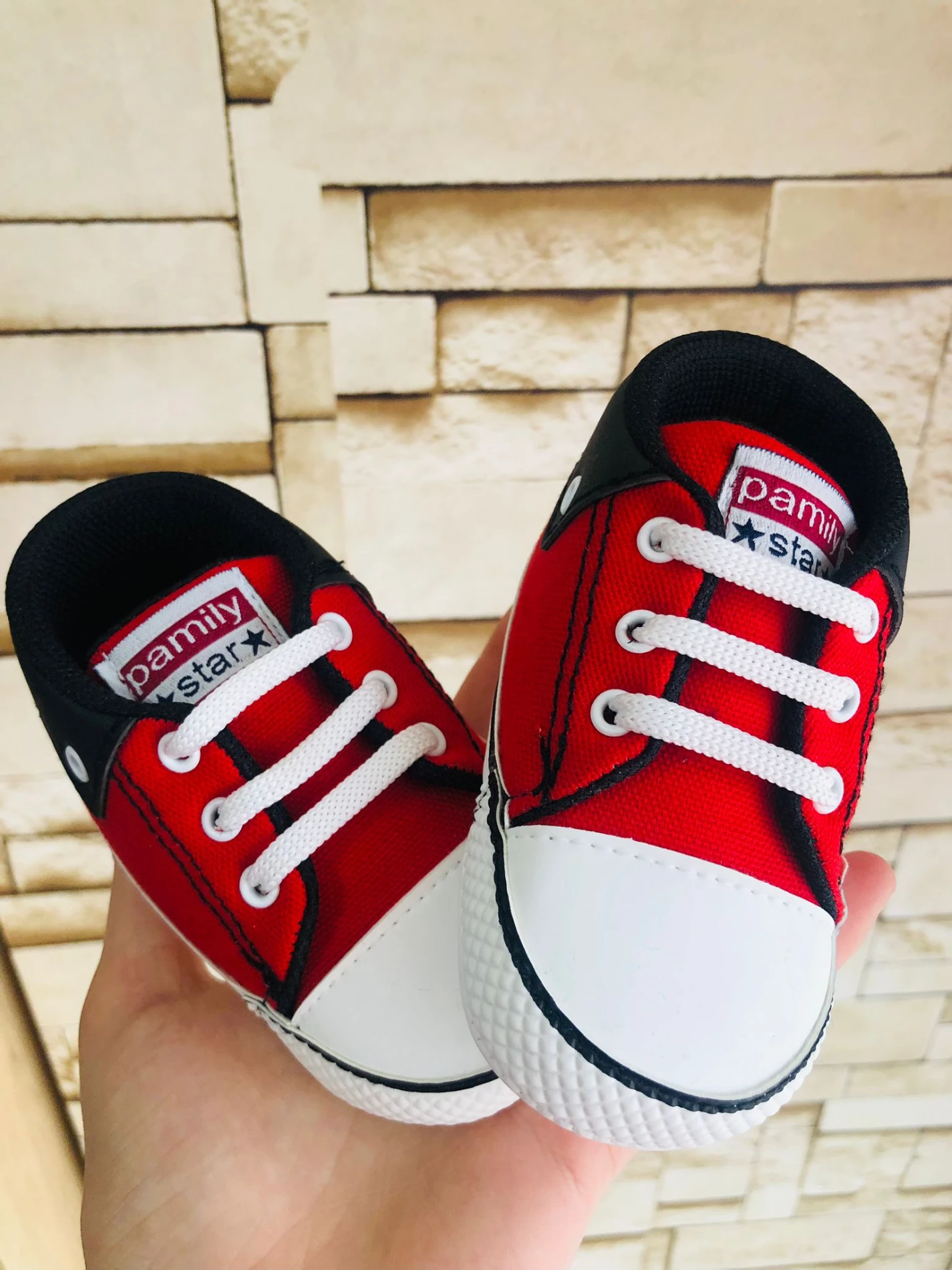Bebek Ayakkabı 18-19 Numara Kırmızı