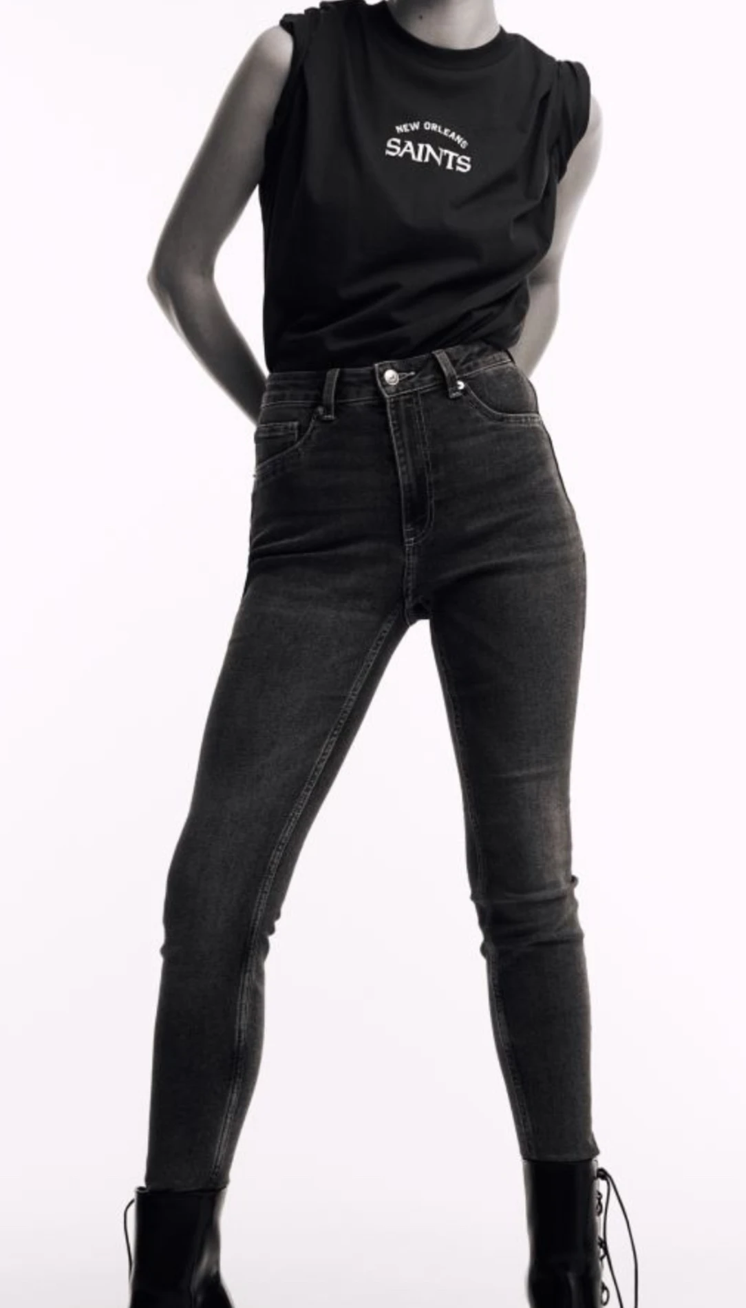 Bayan Jeans Skinny Full Likralı Orjinal Marka Siyah 