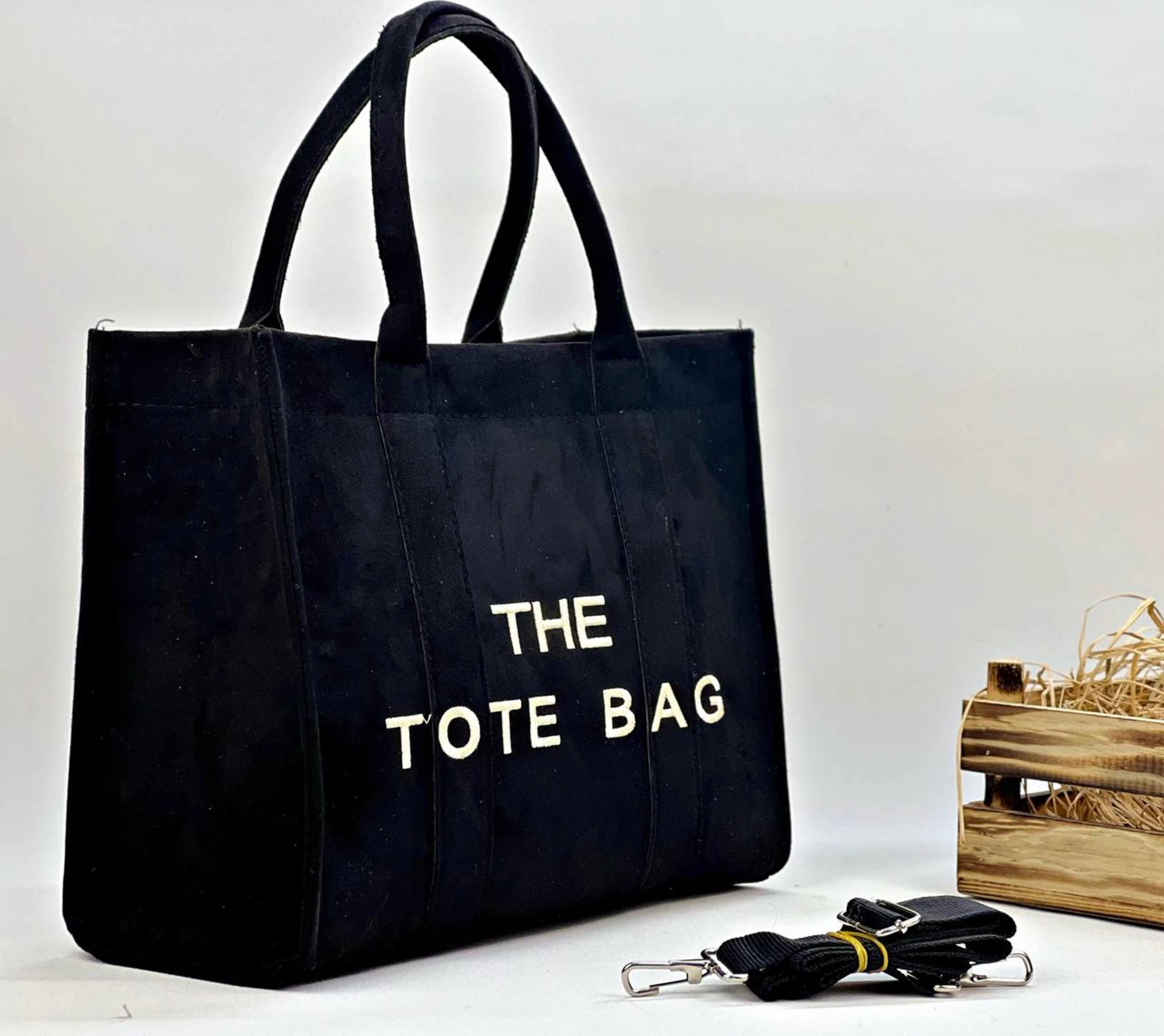 Büyük Boy Bayan Çanta The Tote Bag Siyah