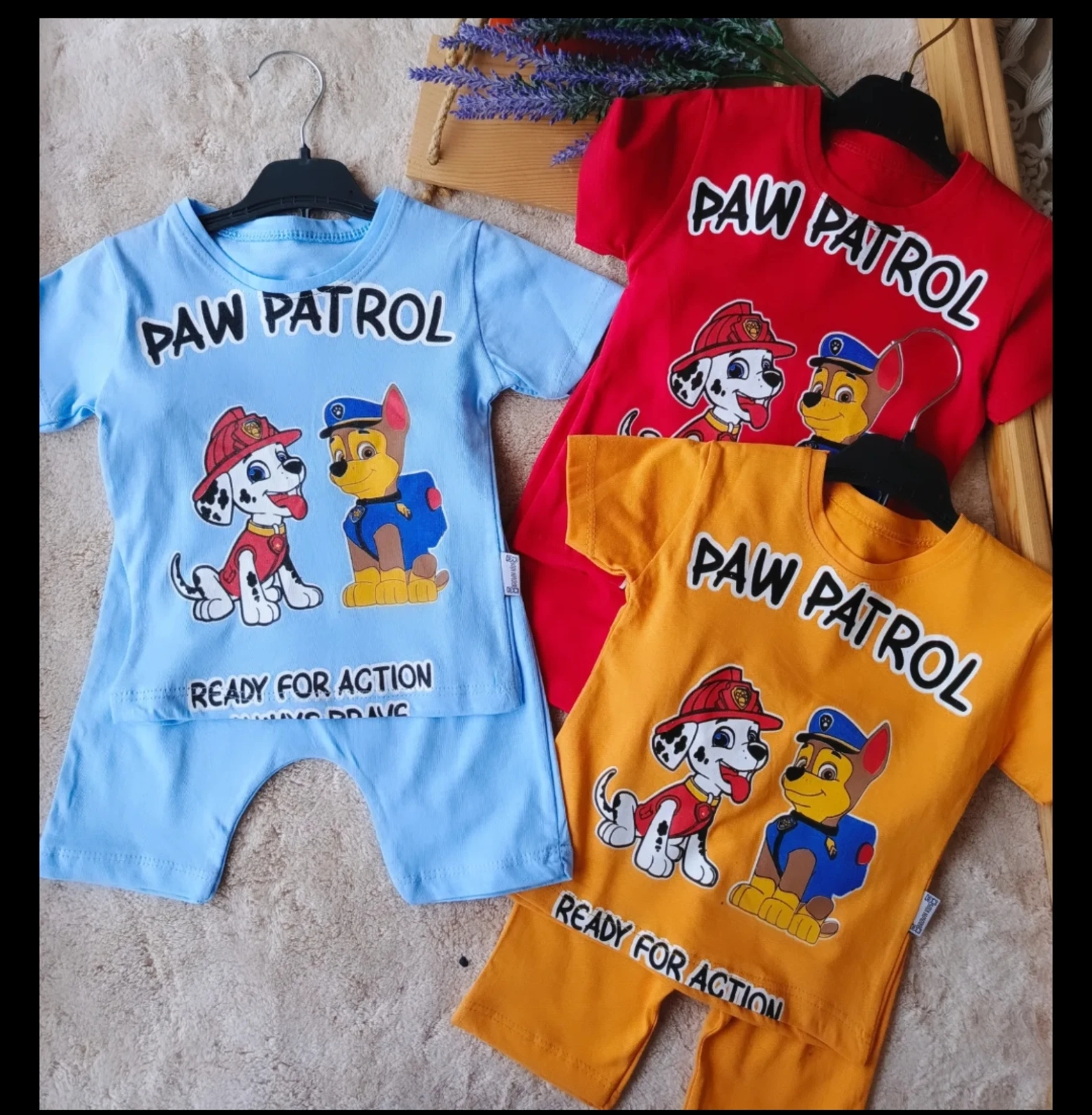 Bebek Takım Paw Patrol Baskılı Şortlu 6-24 Ay