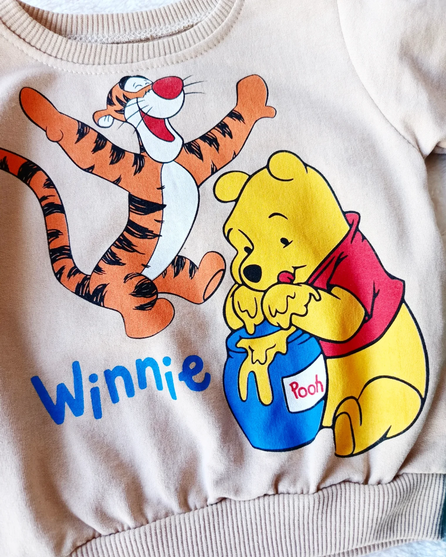 Bebek Takım Tiger ve pooh baskılı Yeşil