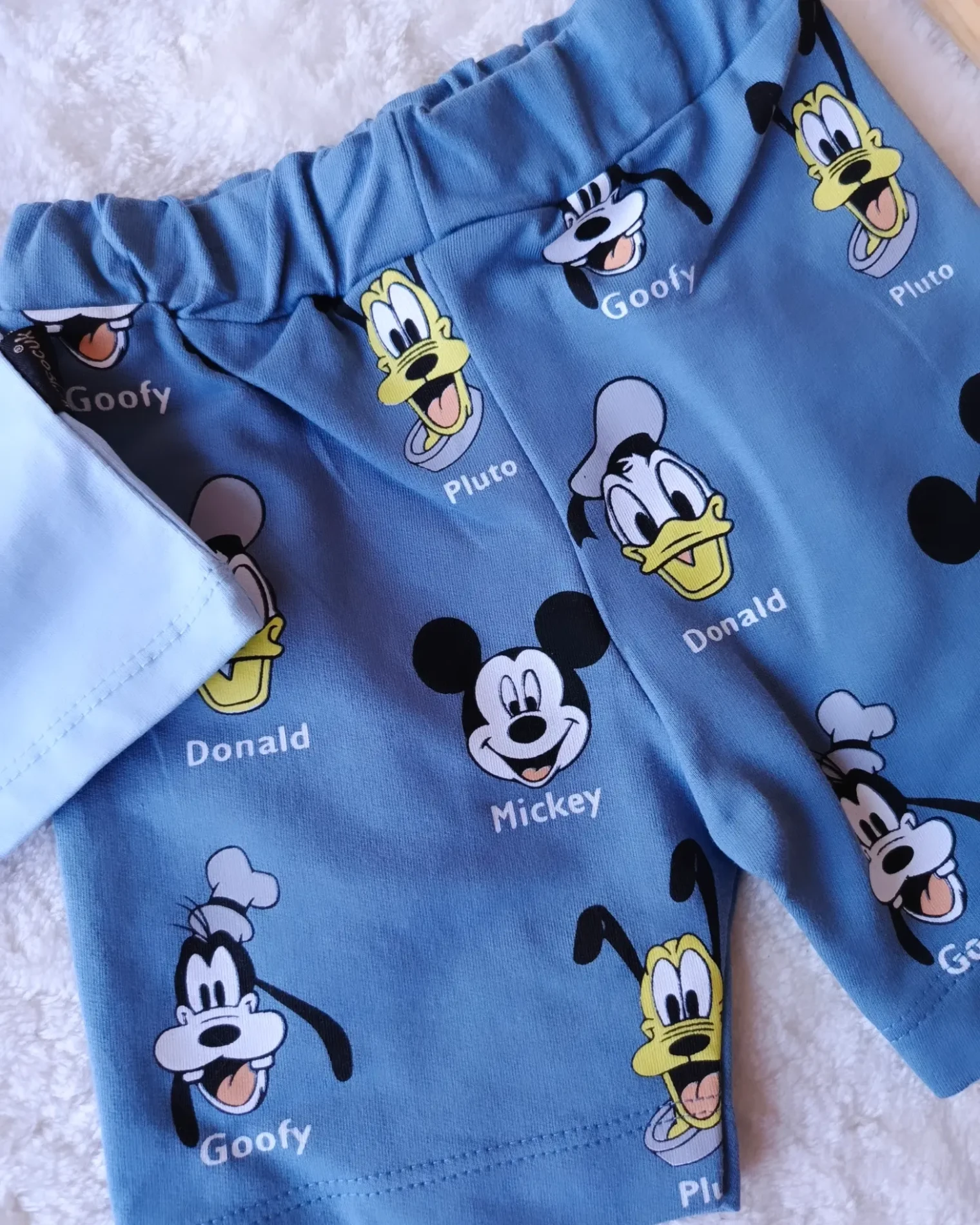 Çocuk Takım Mickey Fun Baskılı 1-4 Yaş Mavi