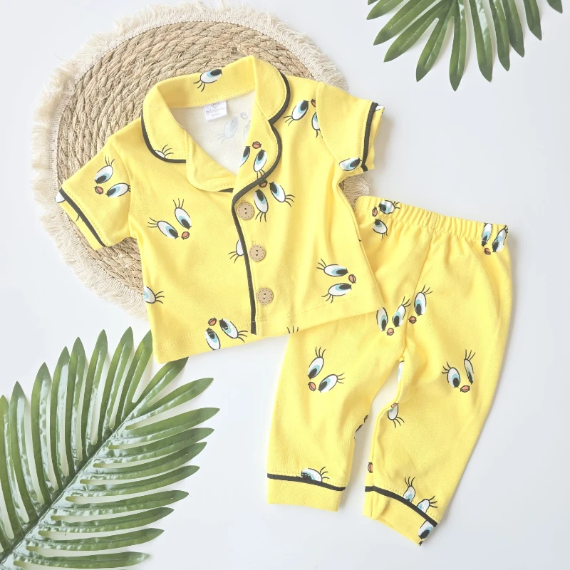 Bebek Takım Twetty Baskılı Pijama 6-24 Ay 