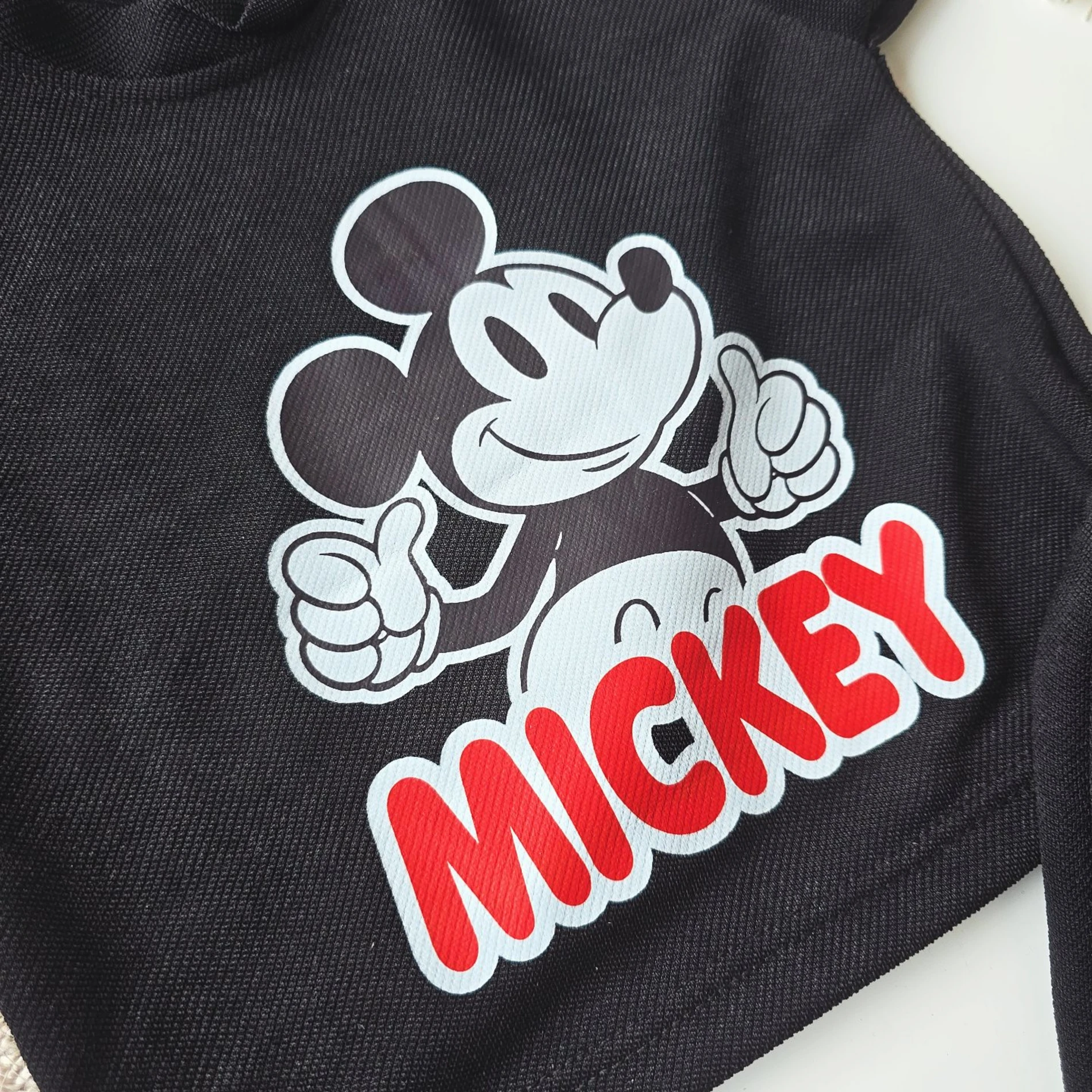 Bebek takım mickey baskılı 6-24 ay siyah
