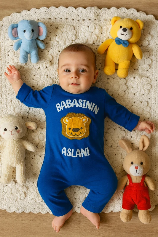 Bebek Tulum Babasının Aslanı Baskılı 